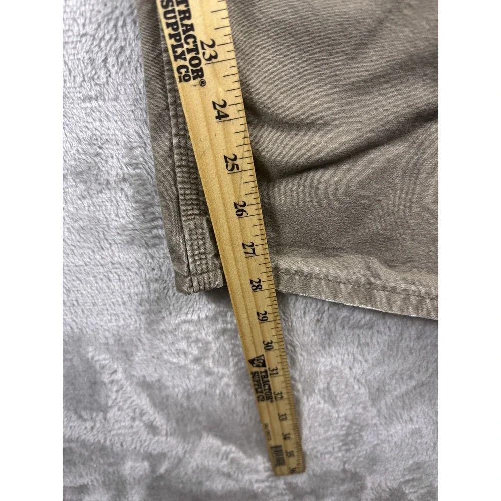 Carhartt Pants Mens 46x28 Beige Carpenter Canvas Relaxed Fit Workwear Utility